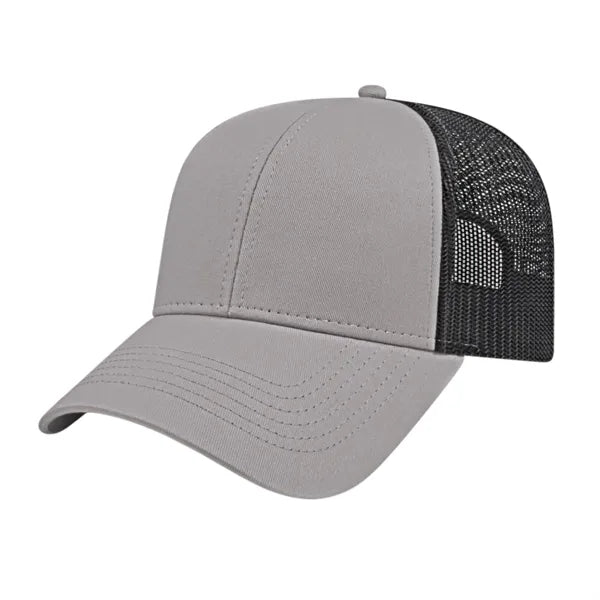 Cap America Two-Tone Trucker Mesh Back Cap