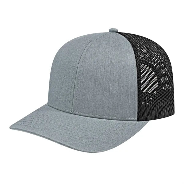Cap America Poly/Cotton Trucker Mesh Back Cap