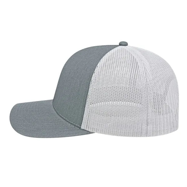 Cap America Poly/Cotton Trucker Mesh Back Cap