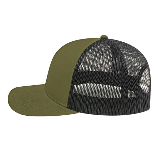 Cap America Poly/Cotton Trucker Mesh Back Cap