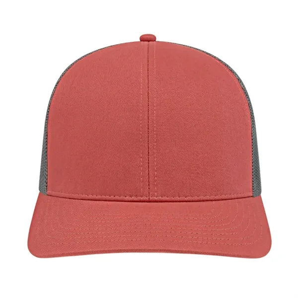 Cap America Poly/Cotton Trucker Mesh Back Cap