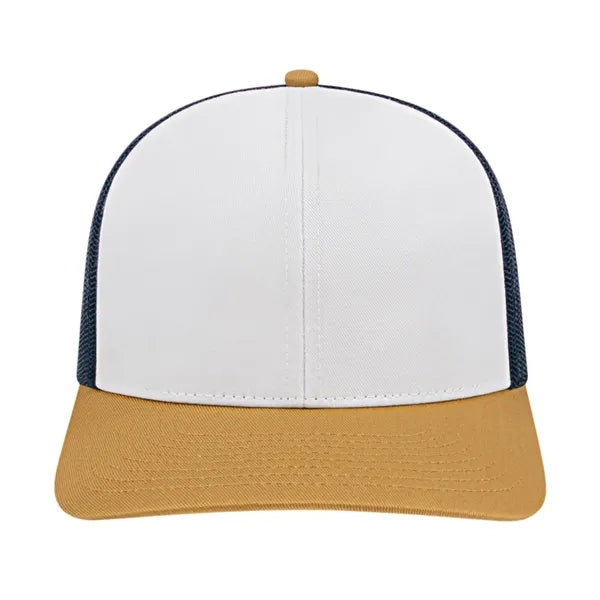Cap America Poly/Cotton Trucker Mesh Back Cap