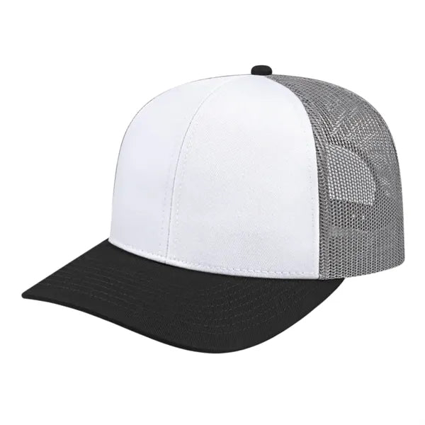 Cap America Poly/Cotton Trucker Mesh Back Cap