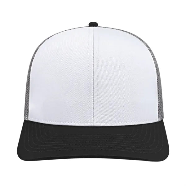 Cap America Poly/Cotton Trucker Mesh Back Cap