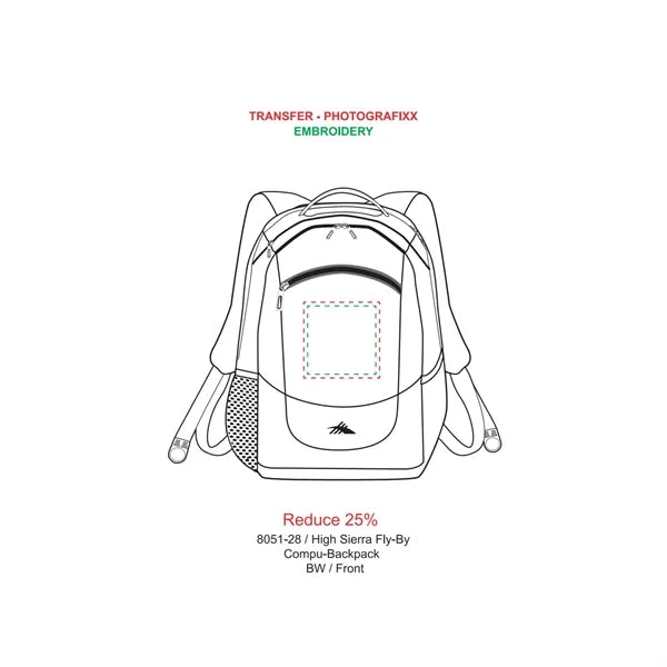 High Sierra Fly-By 17" Computer Backpack