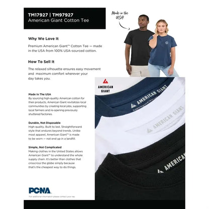 American Giant Cotton Crew Neck Tee - Women's
