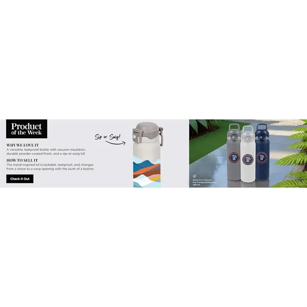 Rhine 2 in 1 Vacuum Eco-Friendly Bottle 30oz