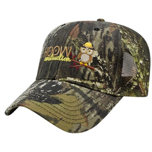 All Over Camo Mesh Back Trucker Cap - Structured