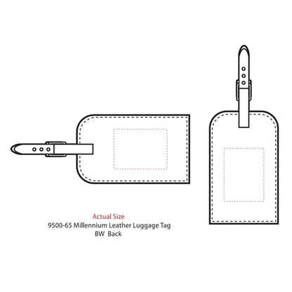 Millennium Leather Identification Tag