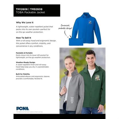 Men's TOBA Packable Jacket