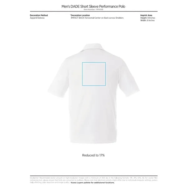 Men's DADE Short Sleeve Polo