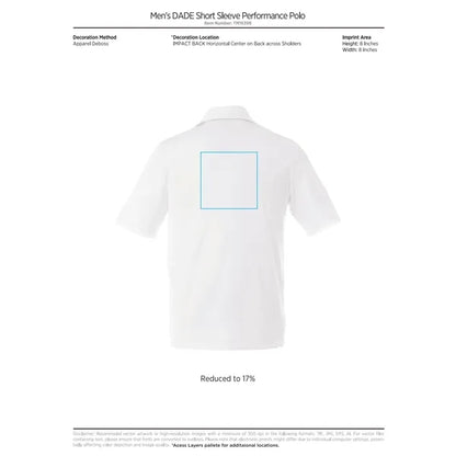 Men's DADE Short Sleeve Polo