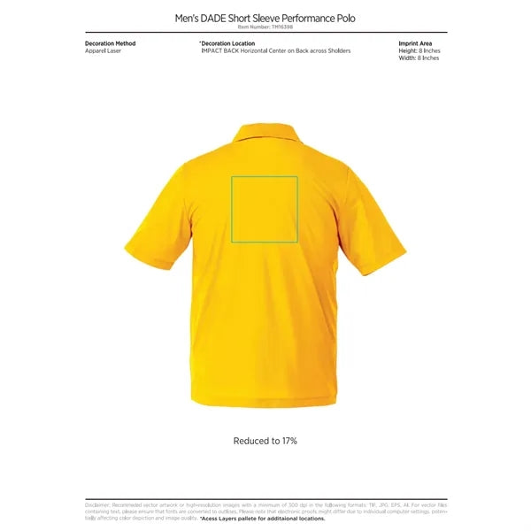Men's DADE Short Sleeve Polo