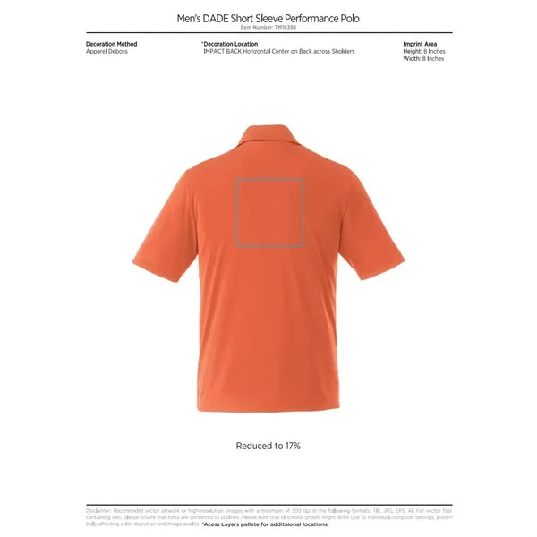 Men's DADE Short Sleeve Polo