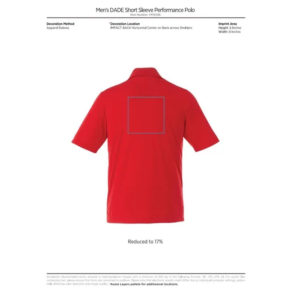 Men's DADE Short Sleeve Polo