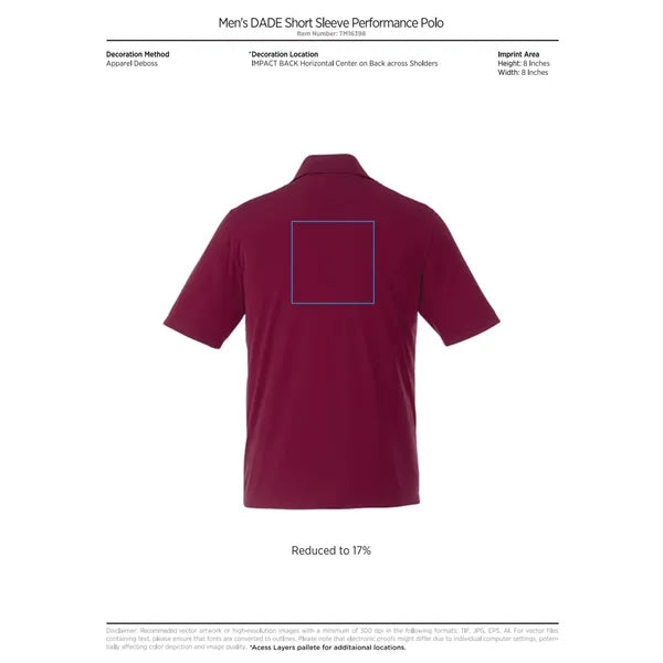 Men's DADE Short Sleeve Polo