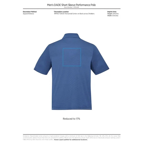 Men's DADE Short Sleeve Polo