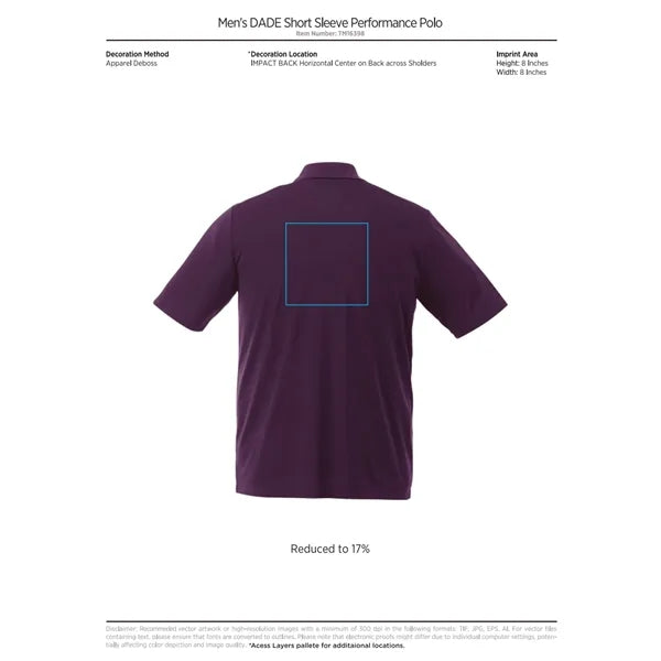 Men's DADE Short Sleeve Polo