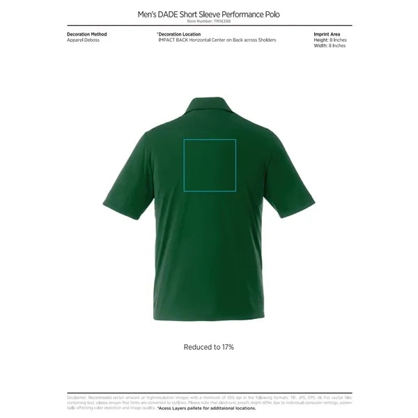 Men's DADE Short Sleeve Polo