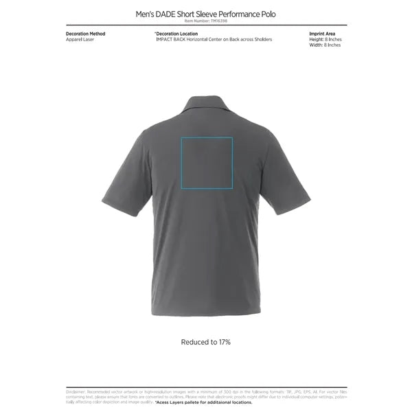 Men's DADE Short Sleeve Polo