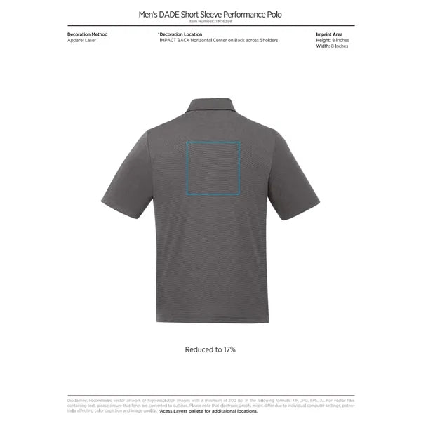 Men's DADE Short Sleeve Polo