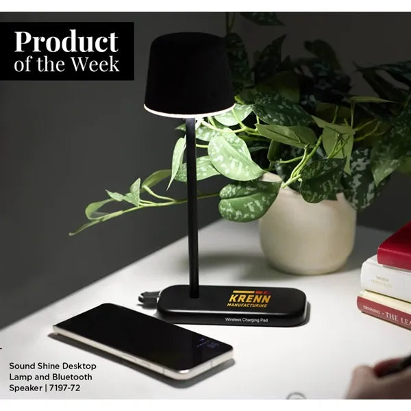 Sound Shine Desktop Lamp and Bluetooth Speaker