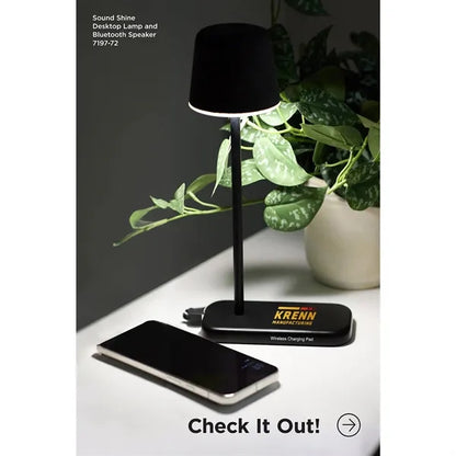 Sound Shine Desktop Lamp and Bluetooth Speaker