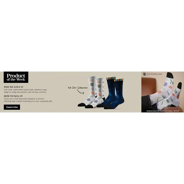 Strideline Saver Full Sublimation Socks