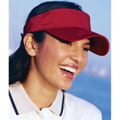 Big Accessories Cotton Twill Visor - Dark/All