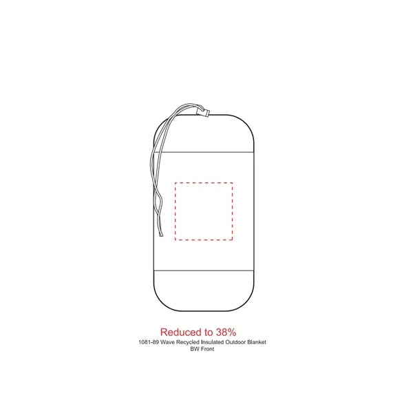 Wave Recycled Insulated Outdoor Blanket