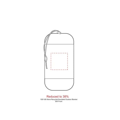 Wave Recycled Insulated Outdoor Blanket