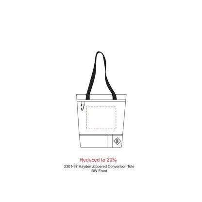 Hayden Zippered Convention Tote