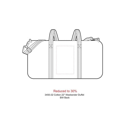 Barrel 12oz Cotton Canvas 22" Weekender