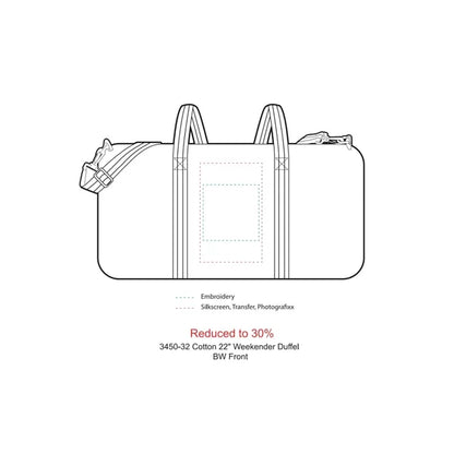 Barrel 12oz Cotton Canvas 22" Weekender