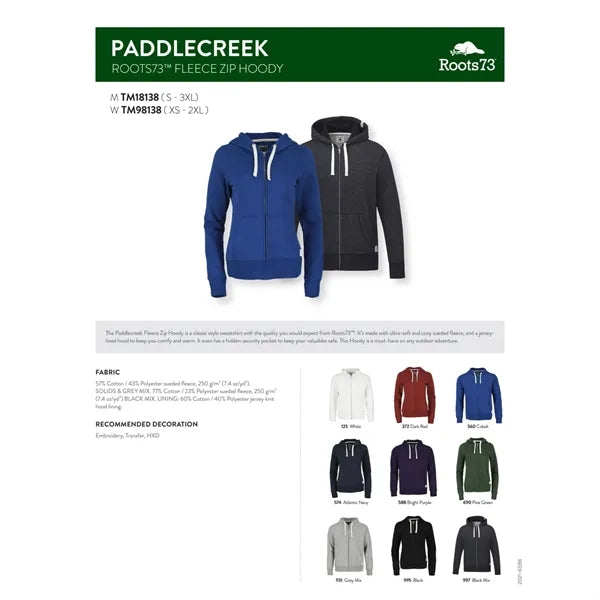 Men's PADDLECREEK Roots73 FZ Hoody