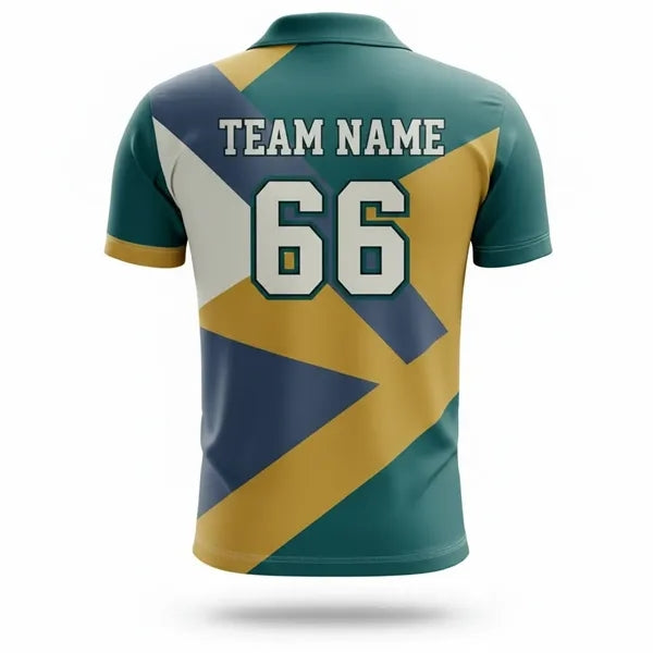 Sublimated Short Sleeve Polo shirt-180G NBA Fabric