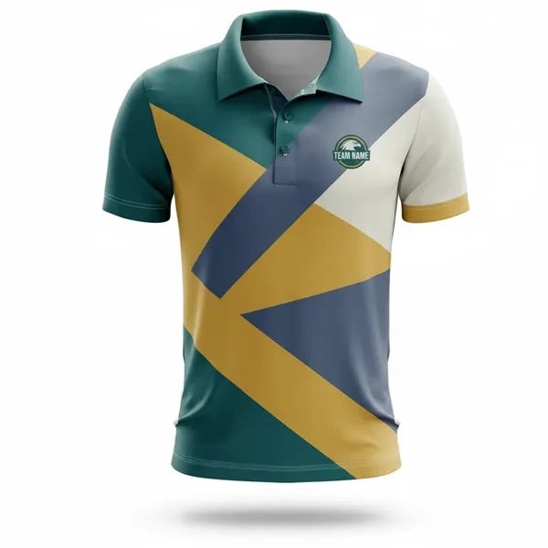 Sublimated Short Sleeve Polo shirt-180G NBA Fabric