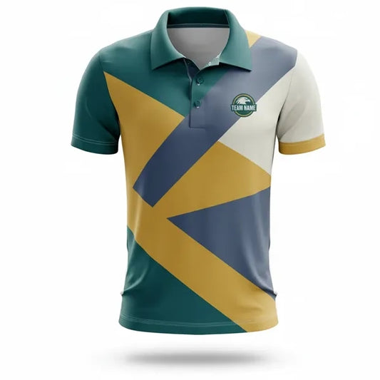 Sublimated Short Sleeve Polo shirt-180G NBA Fabric
