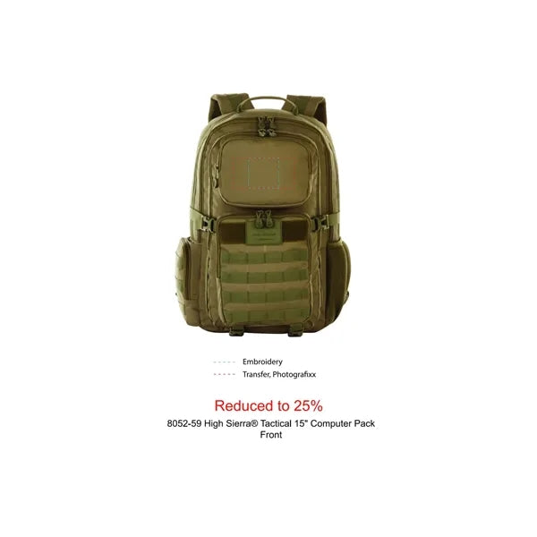 High Sierra Tactical 15" Computer Pack