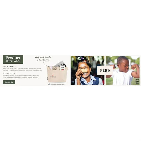 FEED Organic Cotton Pouch