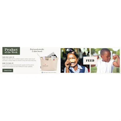 FEED Organic Cotton Pouch