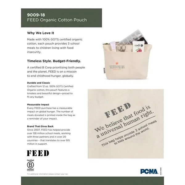 FEED Organic Cotton Pouch