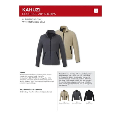 Men's KAHUZI Eco Full Zip Sherpa