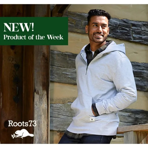 Roots73 CANMORE Eco Quarter Zip Hoody - Unisex