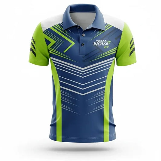 Unisex Sublimated Short Sleeve Polo shirt Pique