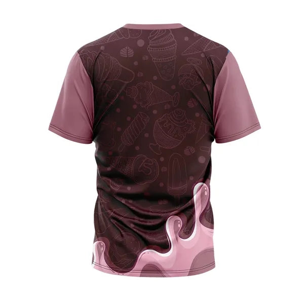 Unisex & Kids Sublimation Brushed Poly Short Slv Economy Tee