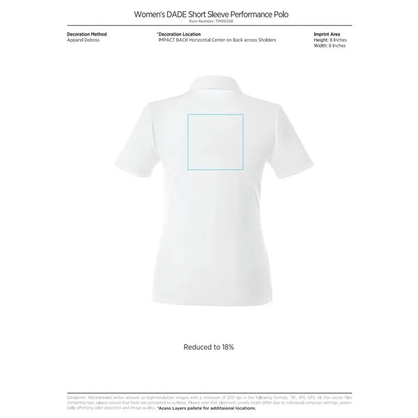 Women's DADE Short Sleeve Polo