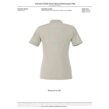 Women's DADE Short Sleeve Polo