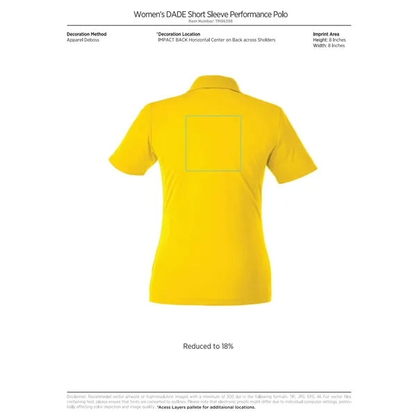Women's DADE Short Sleeve Polo