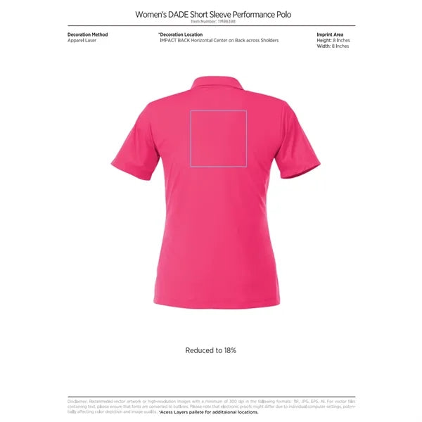 Women's DADE Short Sleeve Polo